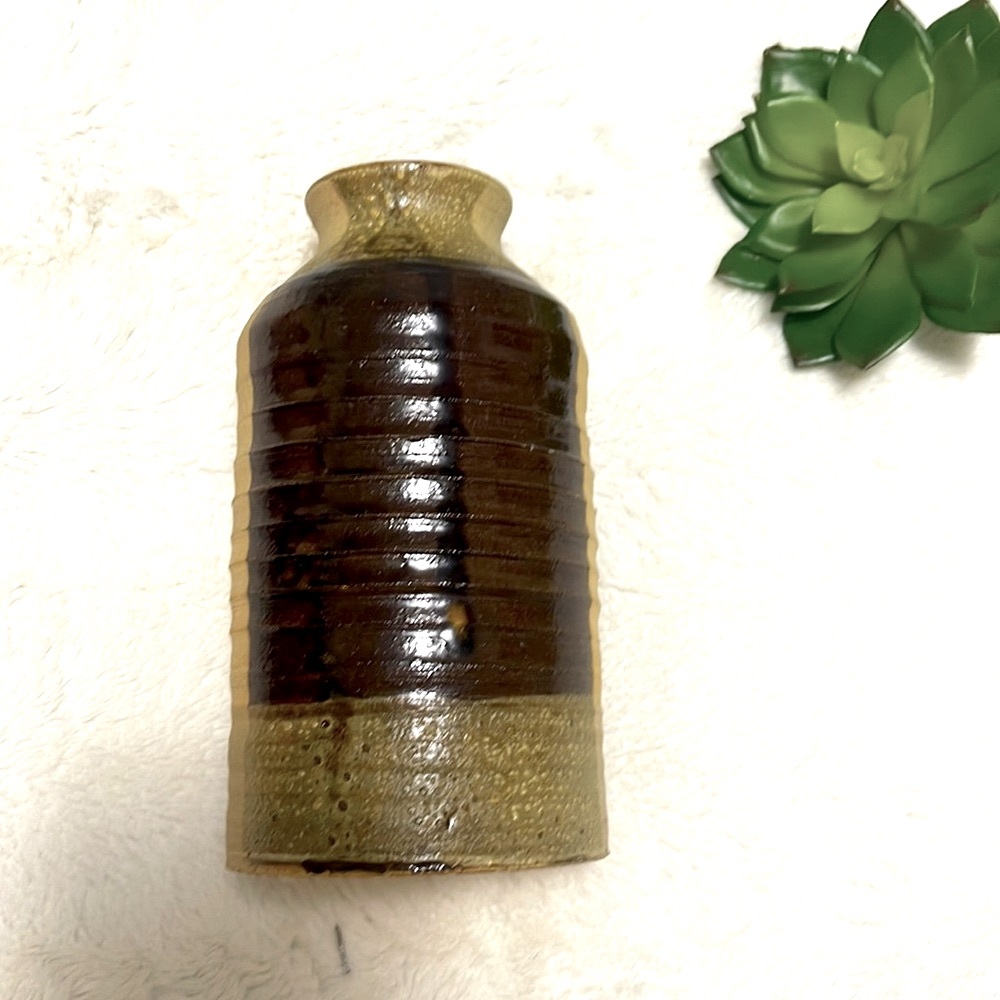 Signed Pottery. Earth tones